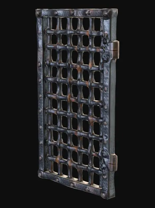 3D model for Medieval Iron Lattice Gate