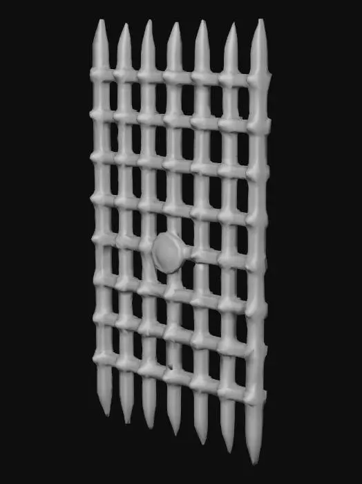 3D model for Iron Lattice Gate