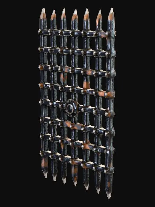 3D model for Iron Lattice Gate