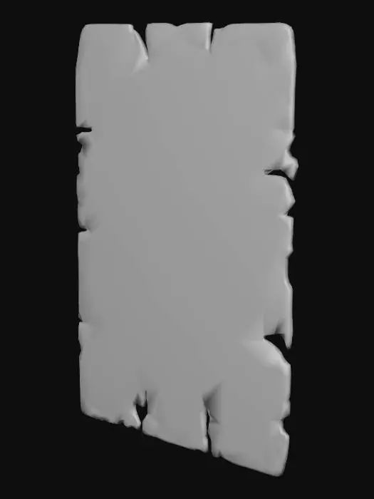 3D model for Ancient Cryptic Tablet