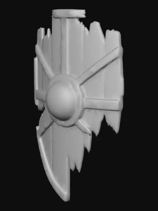 3D model for Shield 2 Broken