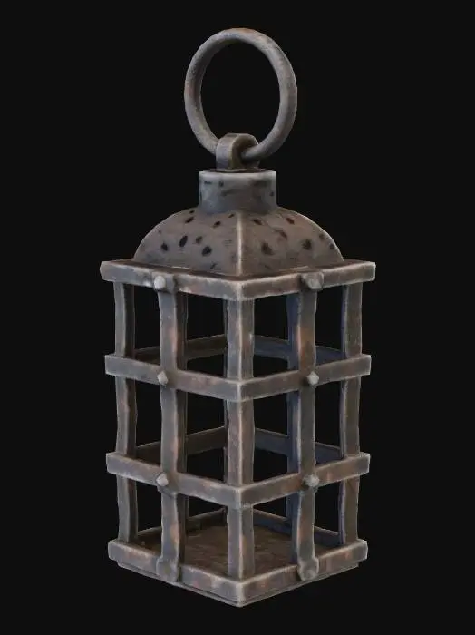 3D model for Rustic Iron Lantern
