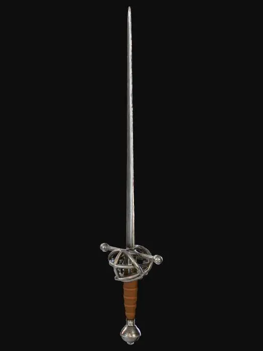 3D model for Spanish Rapier
