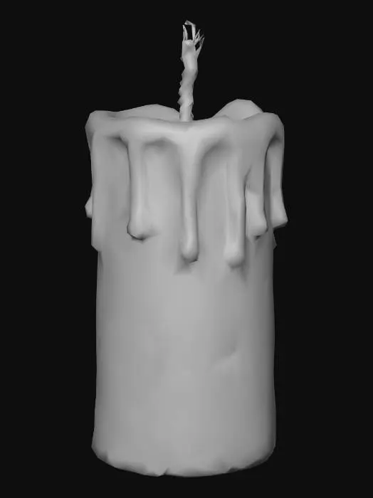3D model for Beeswax Candle