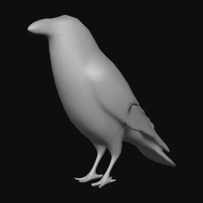 3D model for Dark Crow