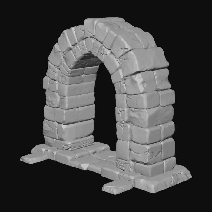 3D model for Stone Archway