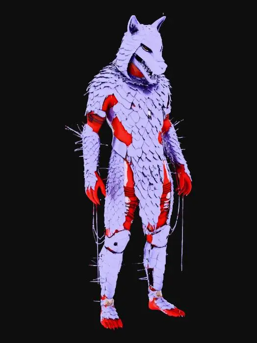 3D model for Lycanthrope Sentinel