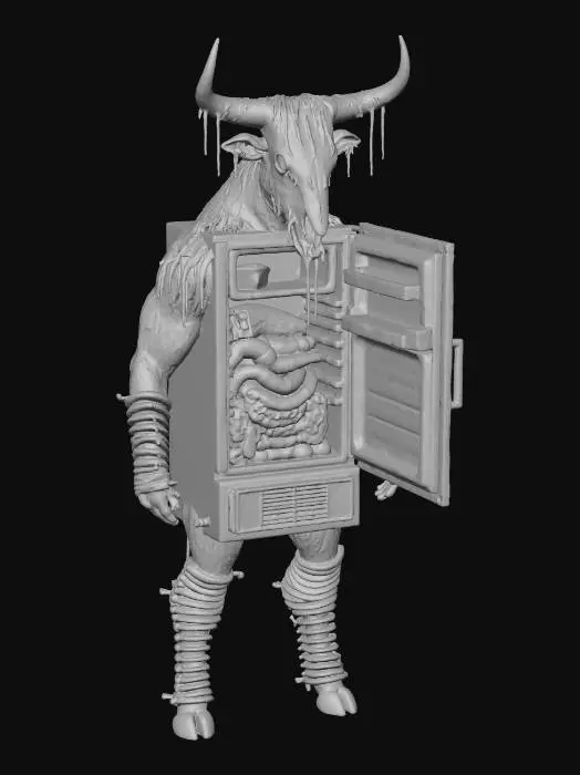 3D model for Frostbite Minotaur, #Halloween2025#