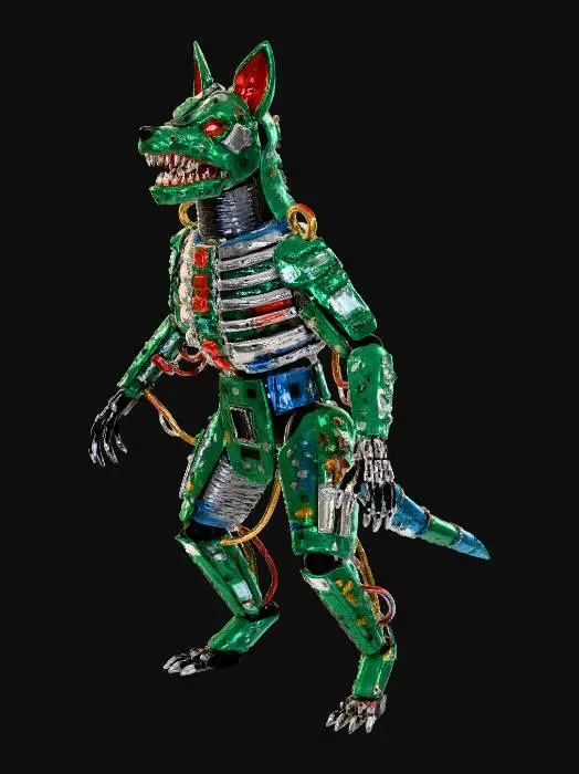 3D model for Cyberwolf Circuitry, #Halloween2025#