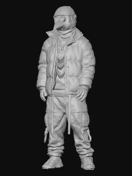 3D model for Steampunk Streetwear - Plague Doctor Edition I