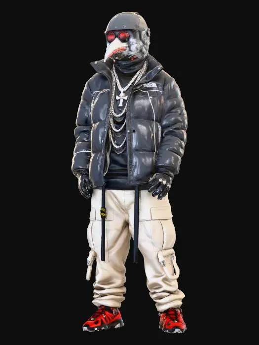 3D model for Steampunk Streetwear - Plague Doctor Edition I