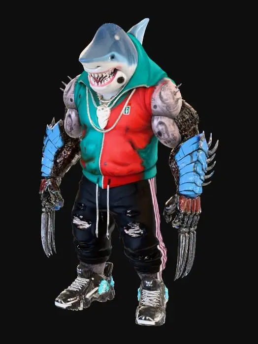 3D model for Bladefin Prophet