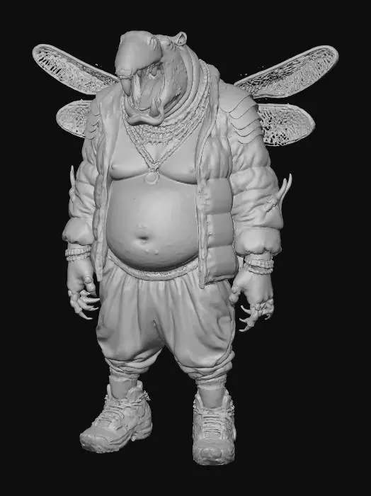 3D model for Hippo-Parro-Fly