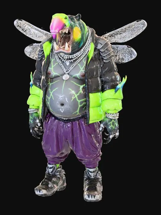 3D model for Hippo-Parro-Fly