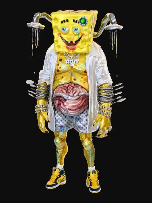 3D model for Spongepunk Fusion