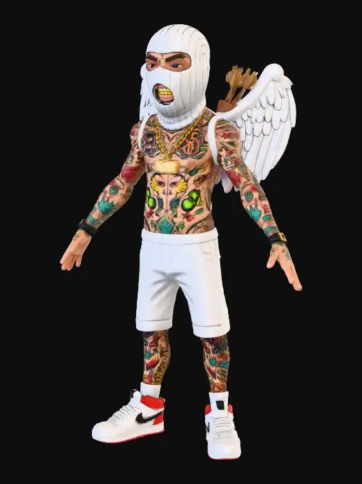 3D model for Winged Guardian