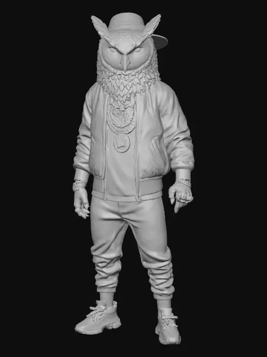 3D model for Streetwise Owl
