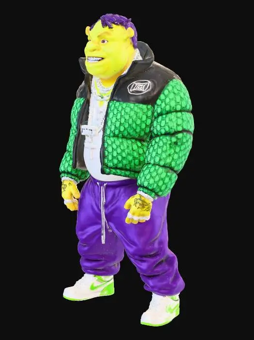 3D model for Lil Swampground Shrek