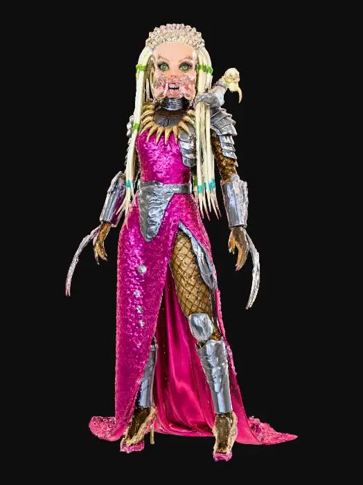3D model for Glam Huntress (Barbie & Predator Hybrid)