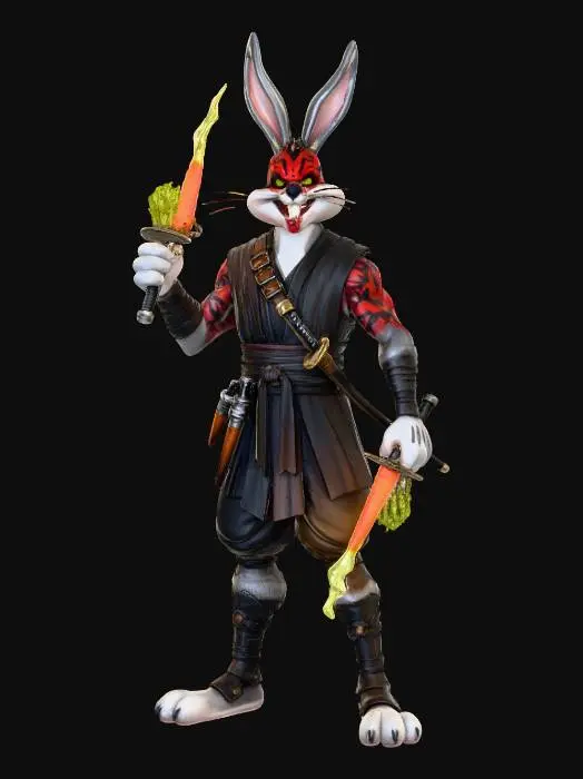 3D model for Warrior Hare Sith