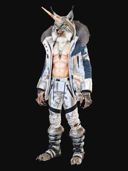 3D model for Lynxcorn Warrior