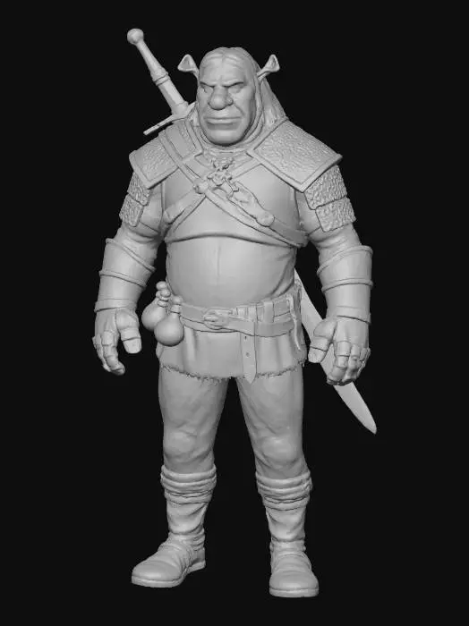 3D model for Grekalt The Monster Hunter