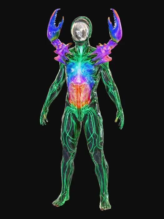 3D model for Neon Crab Claw