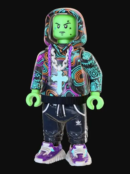 3D model for Neon Brick Style