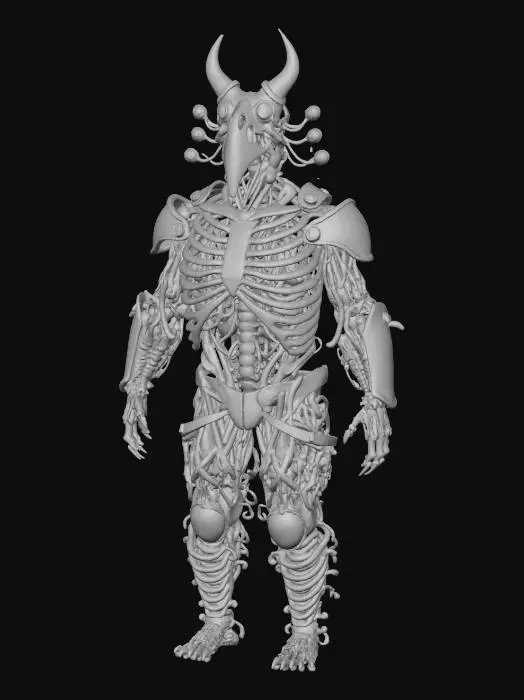 3D model for Parrot Bone-Mech Cyborg