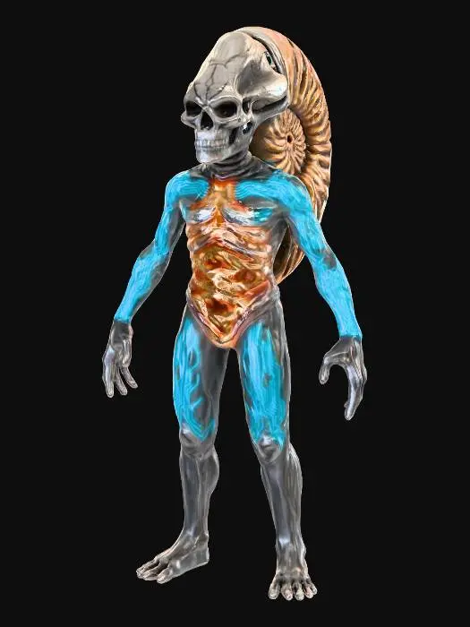 3D model for Helix Nautilus Species II-B