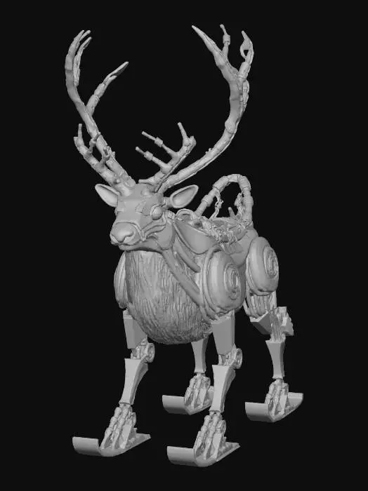 3D model for Armoured Reindeer Courier, #Christmas2025#