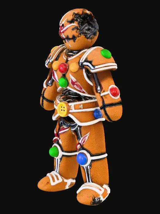 3D model for Gingerbread Exo-Bandit, #Christmas2025#