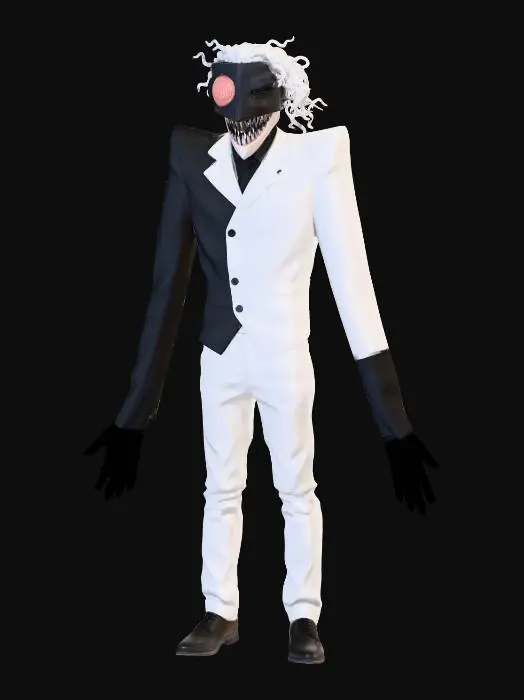 3D model for Monochrome Jester