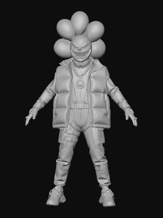 3D model for Balloon Faced Enigma