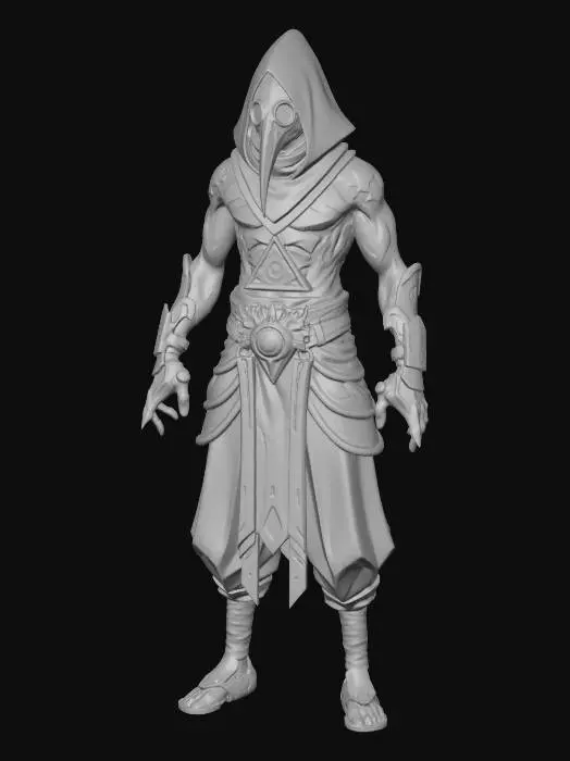 3D model for Cyber Plague Doctor
