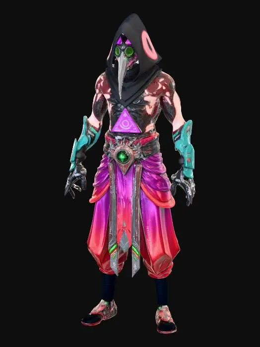 3D model for Cyber Plague Doctor