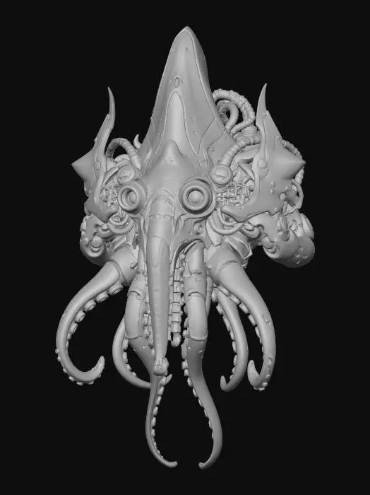 3D model for Cyber Cuttlefish Creation
