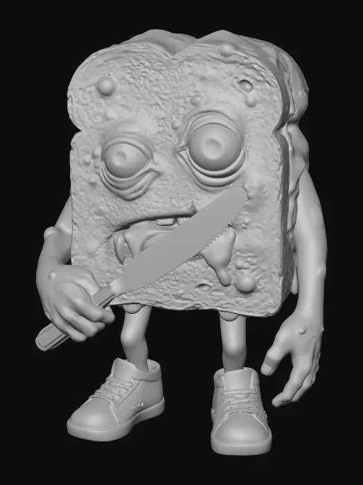 3D model for Decayed PB&J