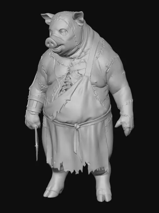 3D model for Patchwork Butcher