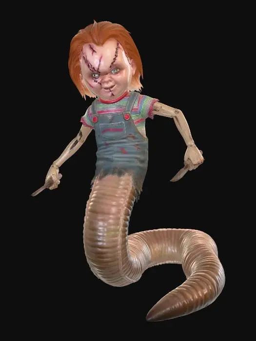 3D model for Chucky the Worm