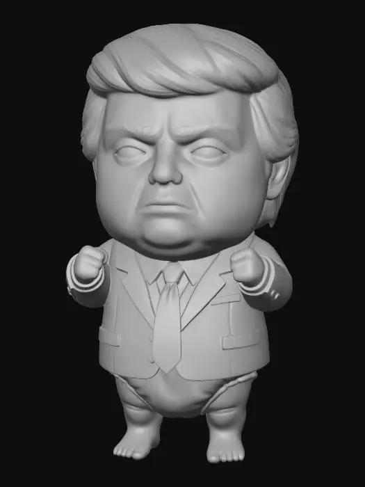 3D model for Baby Trump