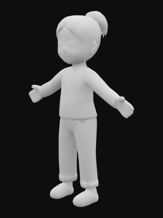 3D model for Hug Ready Doll