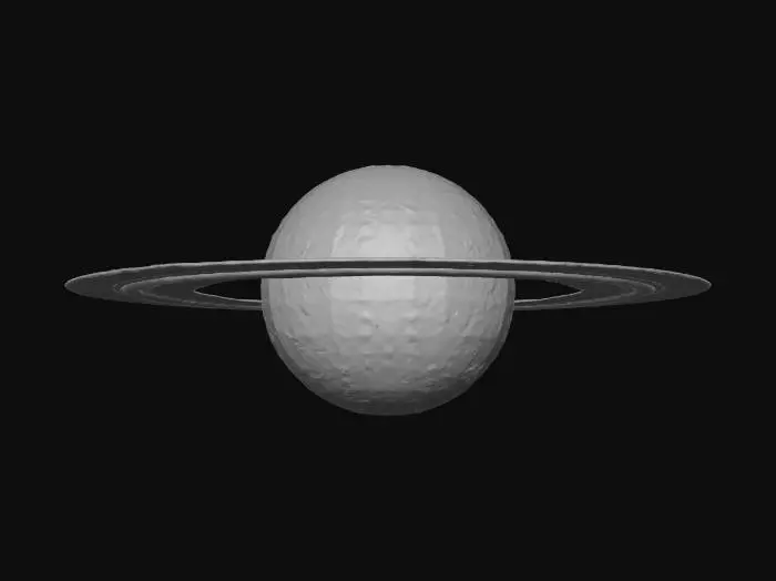 3D model for Saturn fluo