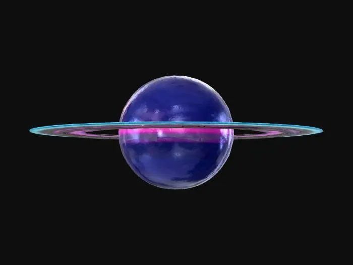 3D model for Saturn fluo