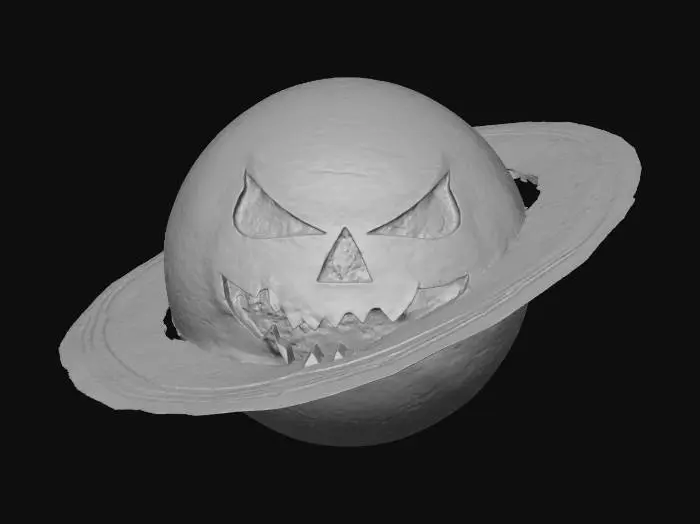 3D model for #Halloween2025#, saturn halloween
