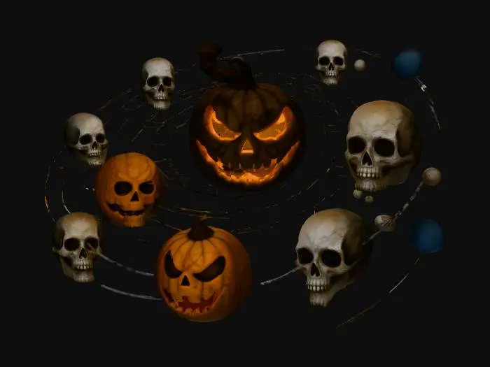 3D model for #Halloween2025#, Halloween Cosmos