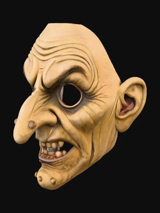 3D model for #Halloween2025#, Wicked Mask