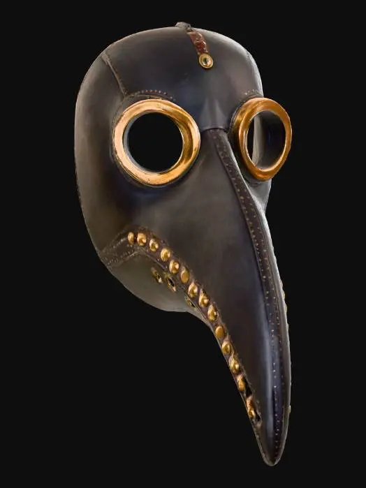 3D model for #Halloween2025#, Plague Doctor Mask