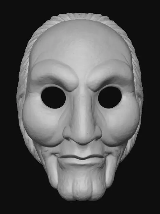 3D model for #Halloween2025#, Mask Saw