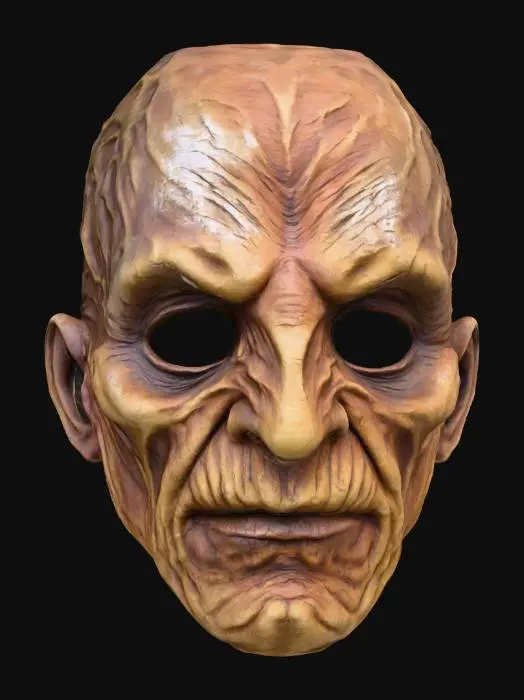 3D model for #Halloween2025#, Terrifying Mask